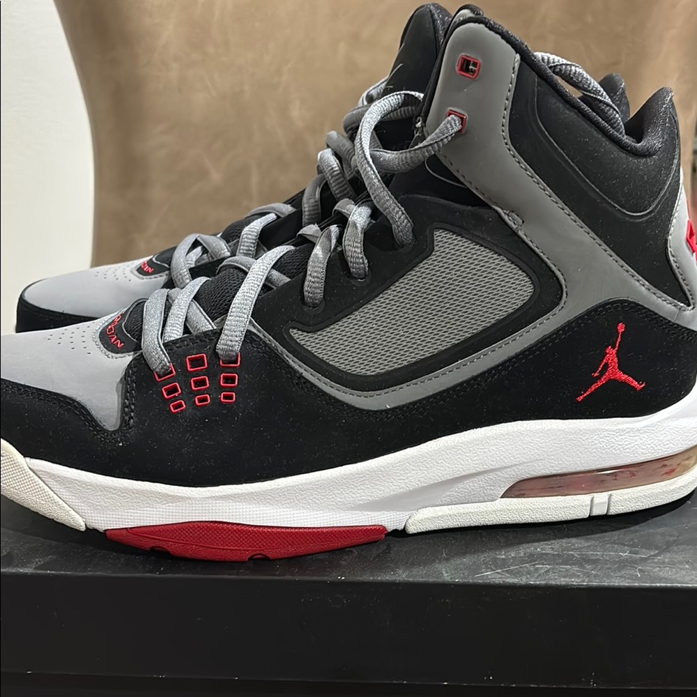 NEW: Jordan FLIGHT 23 Black and Red Men's Shoes
